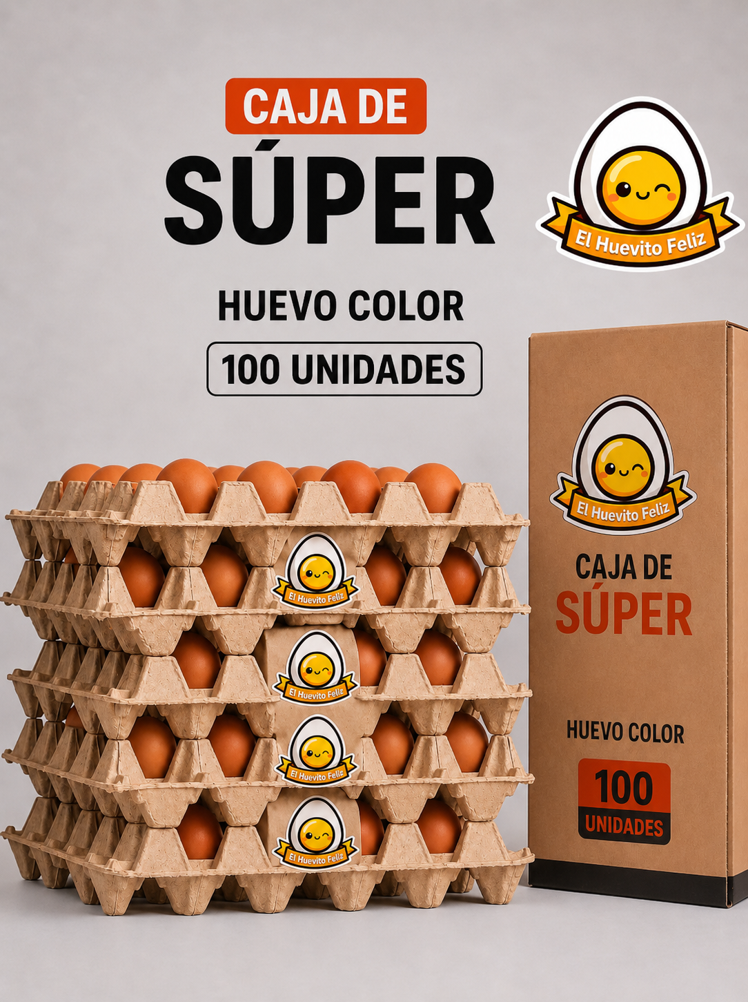 Caja Huevo Súper Color
